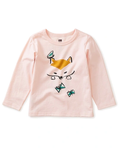 Tea Collection Kids'  Shiba Inu Baby Graphic T-shirt In Pink