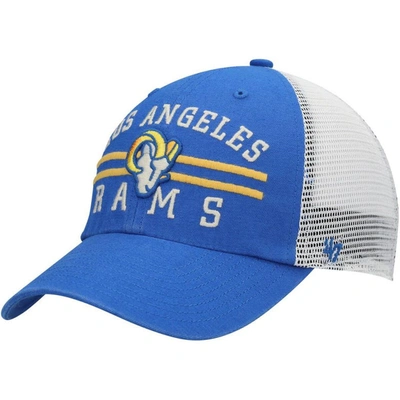 47 ' Royal Los Angeles Rams Highpoint Trucker Clean Up Snapback Hat