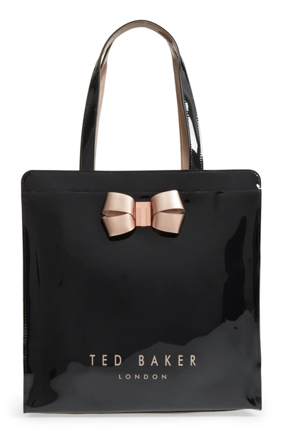 Ted Baker Large Vallcon Core - Icon Pvc Tote - Black