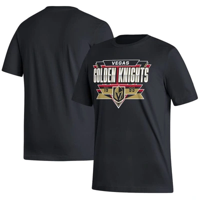 Adidas Originals Adidas Black Vegas Golden Knights Reverse Retro 2.0 Fresh Playmaker T-shirt