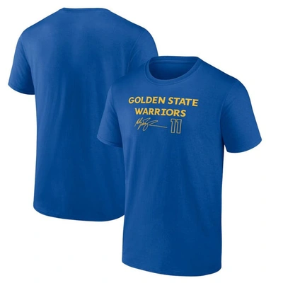 Fanatics Branded Klay Thompson Royal Golden State Warriors Name & Number T-shirt