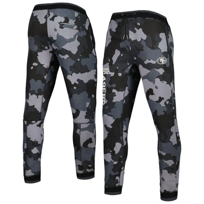 The Wild Collective Unisex  Black San Francisco 49ers Camo Jogger Pants