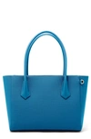 Dagne Dover Signature Legend Coated Canvas Tote In Pacific
