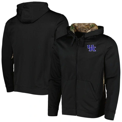 Dunbrooke Men's  Black, Camo Kentucky Wildcats Decoy Full-zip Hoodie In Black,camo