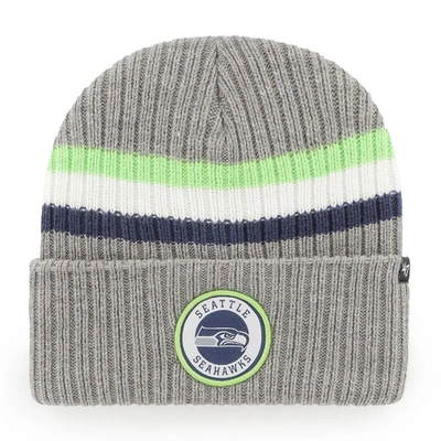 47 '  Gray Seattle Seahawks Highline Cuffed Knit Hat