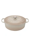 Le Creuset Signature 9 1/2 Quart Oval Enamel Cast Iron French/dutch Oven In Meringue