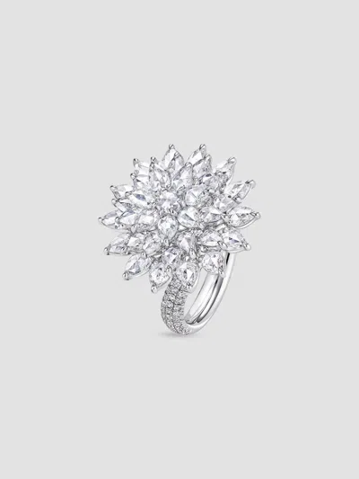 64 Facets Women's Eclat 18k White Gold & 2.67 Tcw Diamond Spiked Ring