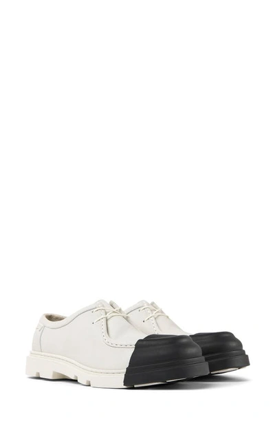 Camper Junction Contrasting-toecap Loafers In White