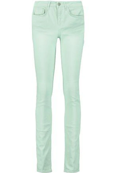 Red Valentino Woman Low-rise Skinny Jeans Mint