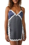 Free People Women's On The Rise Mini Slip In Jazzberry Combo
