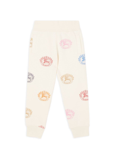 Burberry Kids' Little Girl's & Girl's Sidney Cotton Jersey Jogger Pants In Pale Cream