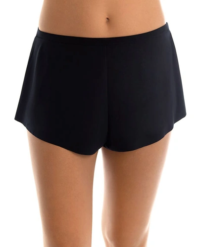 Magicsuit Slimming Control Jersey Tap Swim Shorts In Black