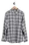 Travismathew Inland Long Sleeve Shirt In Heather Sleet