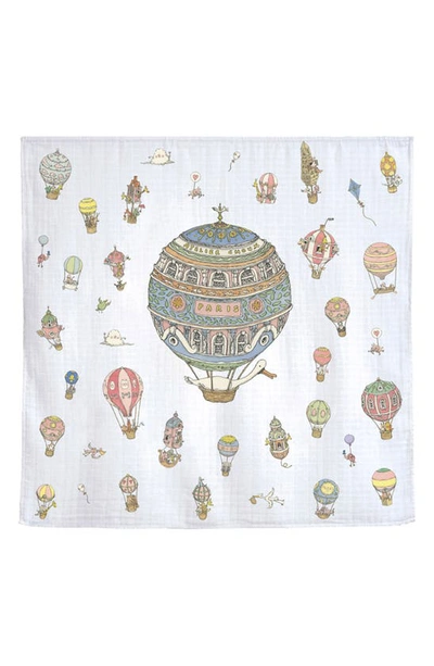 Atelier Choux Hot Air Balloon Cotton Swaddle In Multi