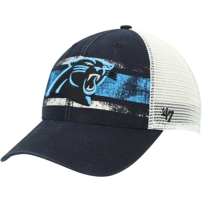 47 ' Black/white Carolina Panthers Interlude Mvp Trucker Snapback Hat