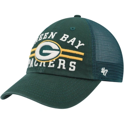 47 ' Green Green Bay Packers Highpoint Trucker Clean Up Snapback Hat