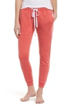 The Laundry Room Lounge Pants In Love Red Speckle