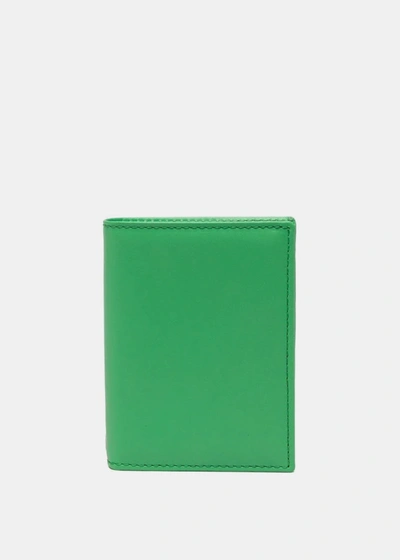 Comme Des Garçons Green Classic Leather Bifold Wallet
