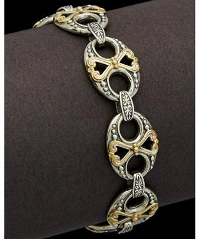 Konstantino 'hebe' Link Toggle Bracelet In Silver/ Gold