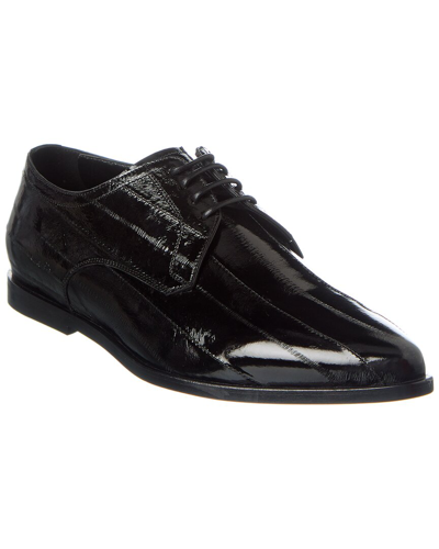 Dolce & Gabbana Leather Oxford In Black