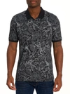 Robert Graham Dozer Polo In Black