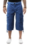 X-ray Belted Cargo Shorts In Royal Blue
