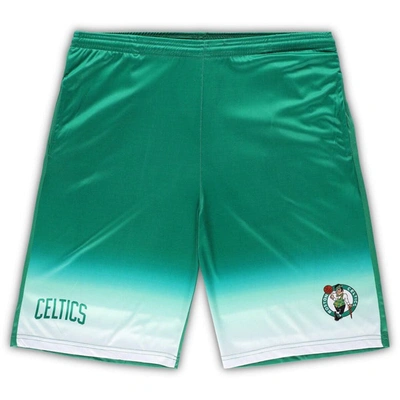 Fanatics Branded Kelly Green Boston Celtics Big & Tall Fadeaway Shorts