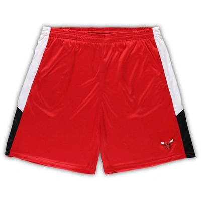 Fanatics Branded Red Chicago Bulls Big & Tall Champion Rush Practice Shorts