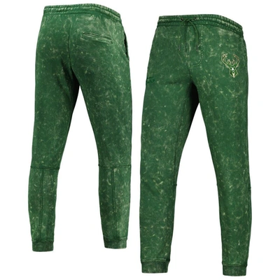 The Wild Collective Unisex  Hunter Green Milwaukee Bucks Acid Tonal Jogger Pants