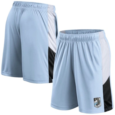 Fanatics Branded Light Blue Minnesota United Fc Prep Squad Shorts