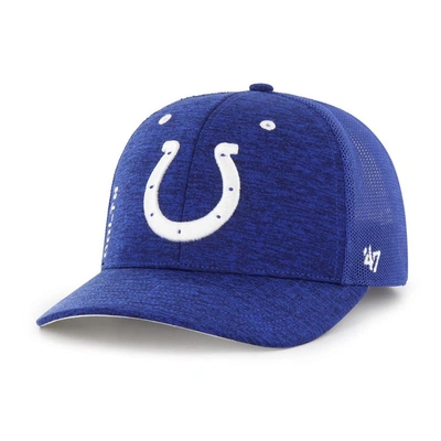 47 ' Royal Indianapolis Colts Pixelation Trophy Flex Hat