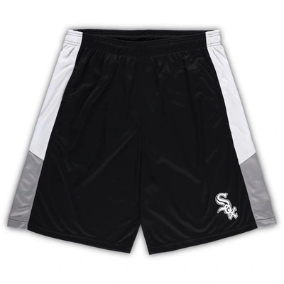 Profile Men's Black Chicago White Sox Big And Tall Team Shorts