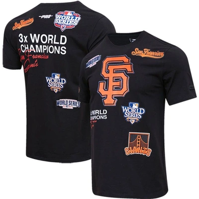 Pro Standard Black San Francisco Giants Championship T-shirt