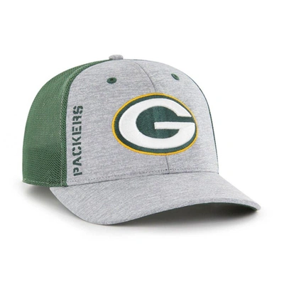 47 ' Gray/green Green Bay Packers Pixelation Trophy Flex Hat