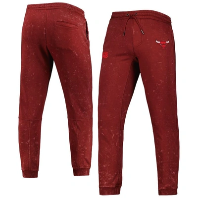 The Wild Collective Unisex  Red Chicago Bulls Acid Tonal Jogger Pants