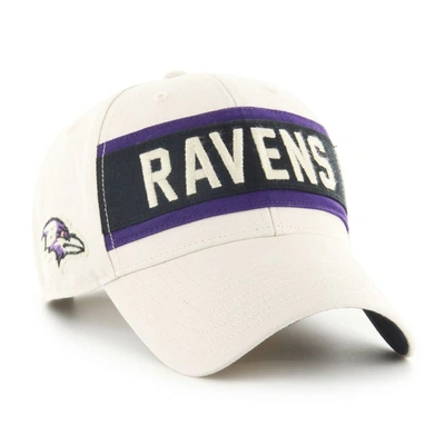 47 ' Cream Baltimore Ravens Crossroad Mvp Adjustable Hat