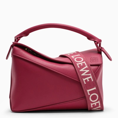 Loewe Small Ruby Red Puzzle Bag