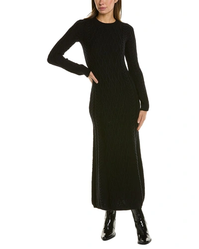 The Kooples Merino Wool Maxi Dress In Black