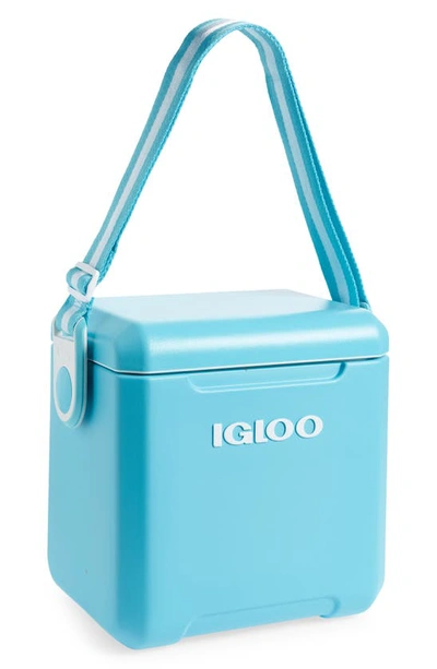 Igloo Cotton Candy Tagalong 11-quart Cooler In Turquoise