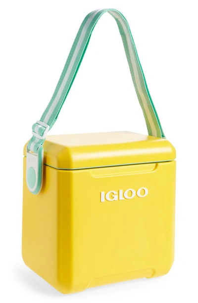 Igloo Cotton Candy Tagalong 11-quart Cooler In Lemon