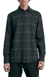 Rag & Bone Gus Plaid Button-up Shirt In Blackpld