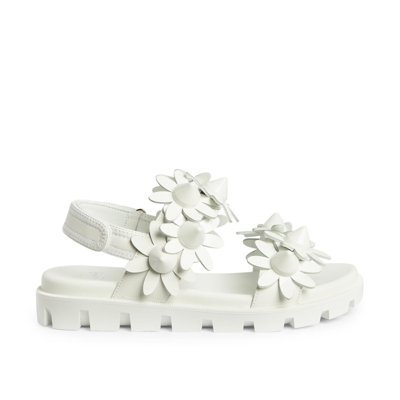 Christian Louboutin Daisy Spikes Cool Sandals In White