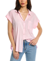 Splendid Short Sleeve Paige Shirt In Nocolor