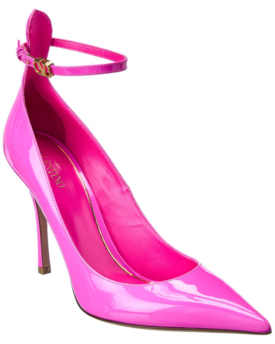 Valentino Garavani Vlogo 100 Patent Pump In Pink