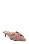 Sam Edelman Laney Pointy Toe Mule In Dusty Rose Suede