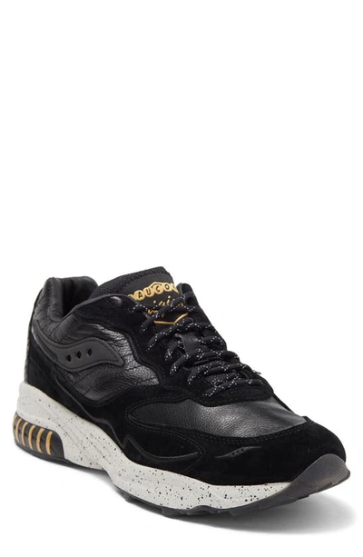 Saucony Las Vegas 3d Grid Hurricane Sneakers In Black