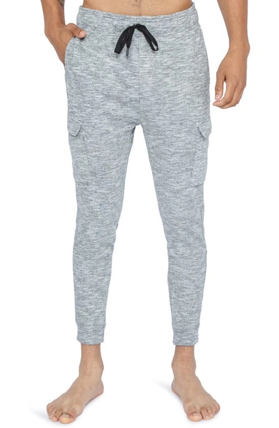 90 Degree By Reflex Snap Button Pocket Joggers In Light Grey