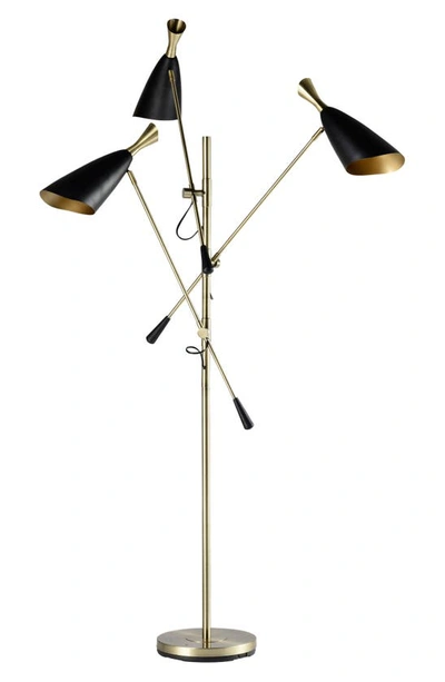 Sagebrook Home Metal 77" 3-light Floor Lamp In Gold