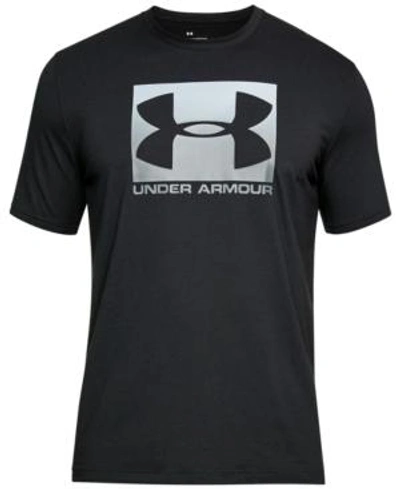 Under Armour Men's Charged Cotton Logo T-shirt In Black