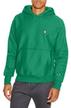 Champion Men's Reverse Weave Pullover Hoodie, Green - Size Xlrg In Kelly Green